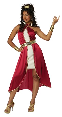 California Costumes Griechische Prinzessin für Damen, Größe S, rot/cremeweiß, S von California Costumes