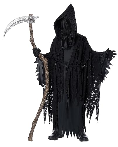 California Costumes Jungen Shadow of Death Kostüm, Schwarz, Large (size 10-12) von California Costumes