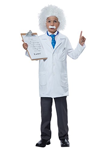 California Costumes Kostüm für Kinder, weltberühmter Physiker, weiß, Größe M von California Costumes