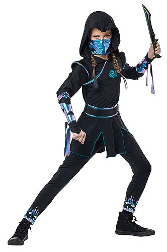 California Costumes Mädchen Ninja Nightfire Kostüm, Schwarz, M California Costumes Mädchen Ninja Nightfire Kostüm, Schwarz, M von California Costumes