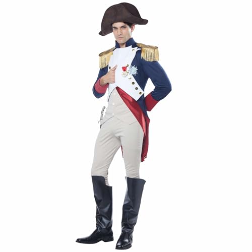 California Costumes Napoleon Kostüm Französischer Kaiser blau-weiss-rot - XL von California Costumes