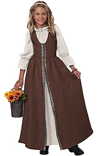 California Costumes Renaissance Feenkleid, Kinderkostüm (braun), Größe M von California Costumes