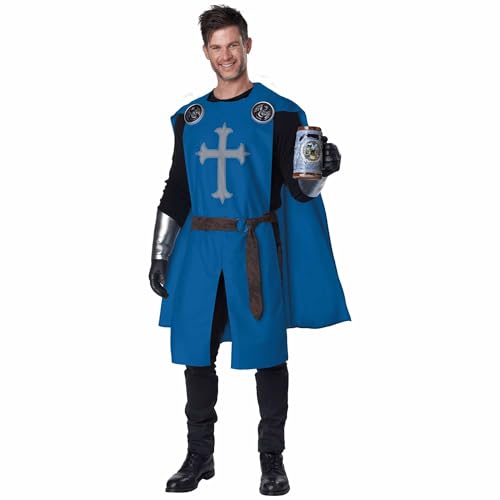 California Costumes Ritter-Surcoat-Kostüm für Erwachsene, Blau, Größe L/XL von California Costumes