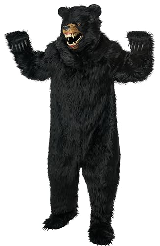 California Costumes Schwarzbär-Kostüm mit beweglicher Kiefermaske, Schwarz, Einheitsgre California Costumes Schwarzbär-Kostüm mit beweglicher Kiefermaske, Schwarz, Einheitsgre von California Costumes