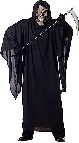 California Costumes Sensenmann-Kostüm für Herren, Übergröße, schwarz, Standard California Costumes Sensenmann-Kostüm für Herren, Übergröße, schwarz, Standard von California Costumes