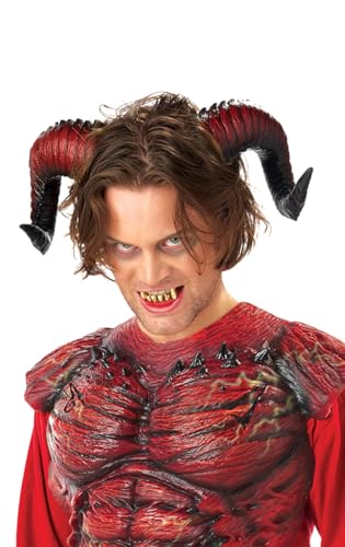 California Costumes Unisex Red Demon Horns One Size Halloween Fancy Dress Costume Headpiece von California Costumes