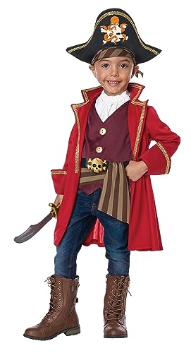 Cap'n Shorty Piratenkostüm für Jungen, Größe 4/6 von California Costumes