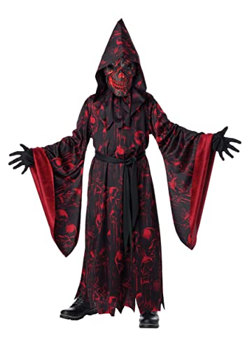 Feuer- und Schwestern-Kostüm für Jungen mit leuchtender Maske, Größe M von California Costumes