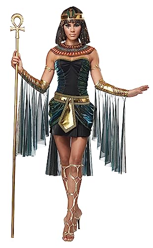 California Costumes Ägyptische Göttin Deluxe Kostüm 01271,Schwarz,Adult/S (6-8), von California Costumes