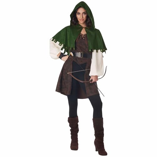 California Costumes Legendäres Rotkehlchen-Hood-Kostüm für Damen, Größe M (36-38) von California Costumes