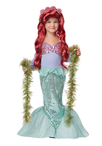 Meerjungfrau Kostüm Kind, Lil Mermaid 00015 (98/104) von California Costumes