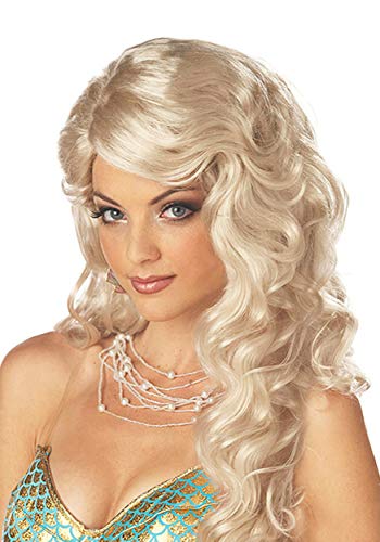 Meerjungfrau Perücke blond für Damen von California Costumes