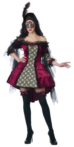 Mysterious Masquerade Victorian Dress Costume Adult X-Small von California Costumes