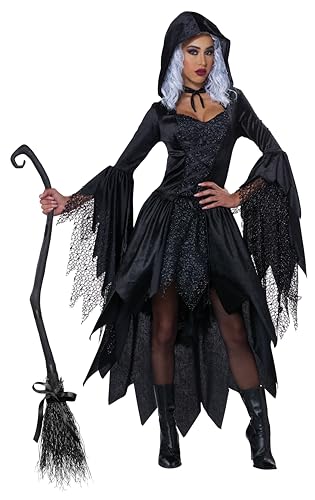 Schwarzes Hexenkostüm für Damen Schwarzes Hexenkostüm für Damen von California Costumes