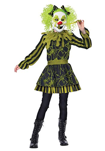 Snots Of Fun Clown-Kostüm für Mädchen, Größe M von California Costumes