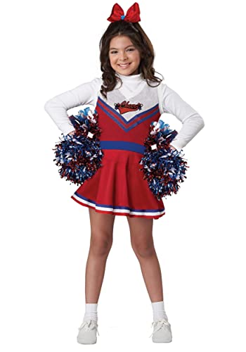 Spunky Cheerleader-Kostüm für Mädchen, Größe M von California Costumes