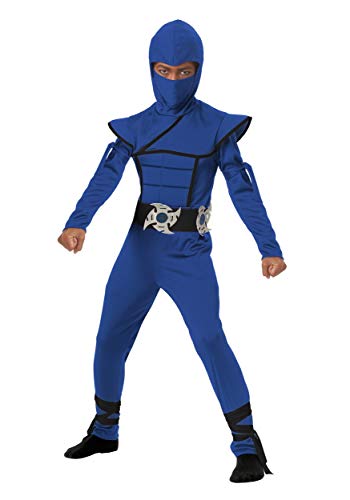 Stealth Blue Ninja Kostüm für Kinder XS von California Costumes