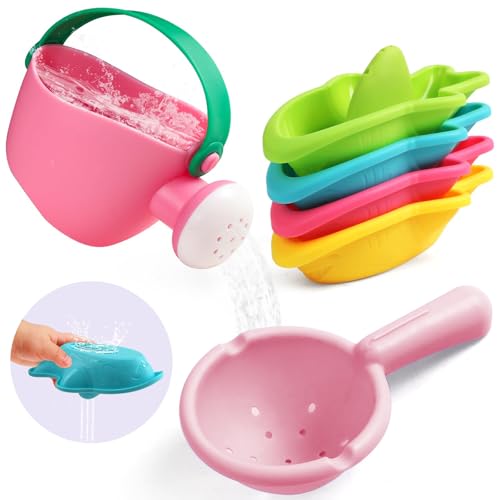 Calkkrer 6 Stück Badespielzeug für Kinder ab 1 Jahr, Badewannen-Spielzeug, Wasserspielzeug, Sensorik-Spielzeug, für 1-6 Jahre, Jungen & Mädchen, Badezimmer & Pool Calkkrer 6 Stück Badespielzeug für Kinder ab 1 Jahr, Badewannen-Spielzeug, Wasserspielzeug, Sensorik-Spielzeug, für 1-6 Jahre, Jungen & Mädchen, Badezimmer & Pool von Calkkrer