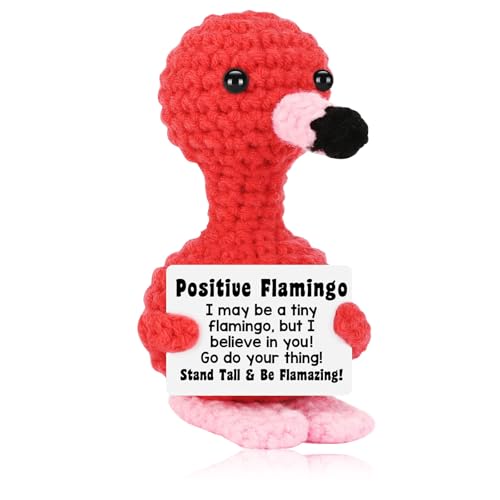 Calkkrer Gehäkelte Positive Qualle Kuscheltiere, Glücksbringer und Taschenumarmung, Emotionale Unterstützung Geschenk von Calkkrer