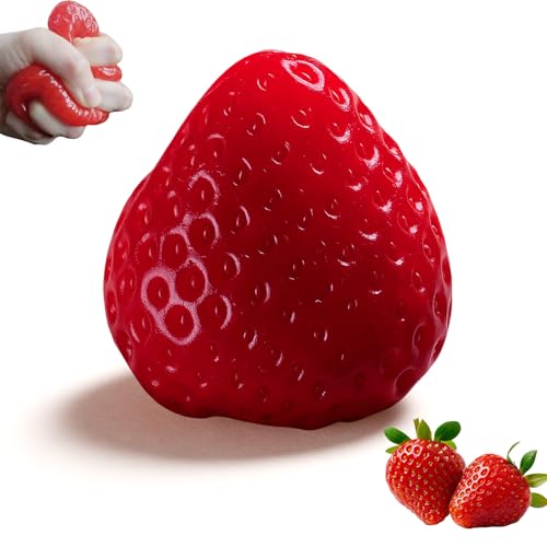 Calkkrer Squishy Fidget Toys Rote Erdbeer Stress Spielzeug, Squeeze Toy Für Kinder Zum Spielen, Zappelspielzeug Für Stressabbau Und Konzentrationsförderung Calkkrer Squishy Fidget Toys Rote Erdbeer Stress Spielzeug, Squeeze Toy Für Kinder Zum Spielen, Zappelspielzeug Für Stressabbau Und Konzentrationsförderung von Calkkrer
