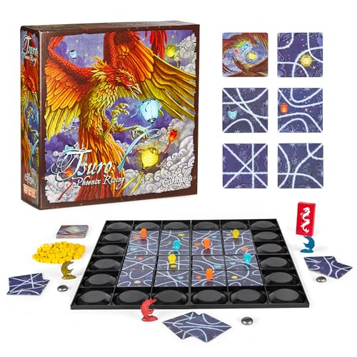 Calliope Games CLP120 Tsuro: Phoenix Rising, gemischte Farben von Calliope