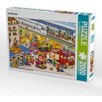Am Bahnhof (Puzzle) von CALVENDO Verlag GmbH
