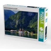 Ansicht St. Bartholomä vom Schiff (Puzzle) von Calvendo