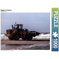 Bagger am Strand (Puzzle) von Calvendo Puzzle