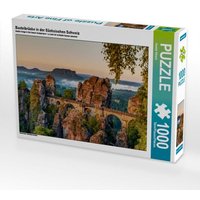 Basteibrücke in der Sächsischen Schweiz (Puzzle) von CALVENDO Verlag GmbH