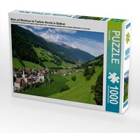 Blick auf Steinhaus im Tauferer Ahrntal in Südtirol (Puzzle) von Calvendo Puzzle