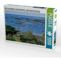 Blick vom Torghattan in den Schärengarten vor Brønnøysund, Norwegen (Puzzle) von Calvendo Puzzle