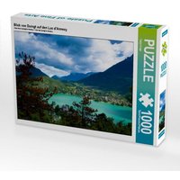 Blick von Duingt auf den Lac d'Annecy (Puzzle) von Calvendo Puzzle