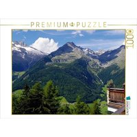 Blick von der Kristallalm zu den Zillertaler Alpen (Puzzle) von Calvendo Puzzle