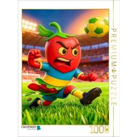 CALVENDO Puzzle 3D Fussballmotiv Chile Chili Figur 1000 Teile Lege-Größe 64x48cm Foto-Puzzle für glückliche Stunden von Calvendo Puzzle