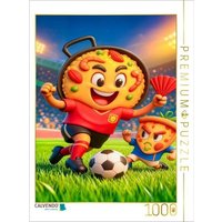CALVENDO Puzzle 3D Fussballmotiv Spanien gegen Italien Duell 1000 Teile Lege-Größe 64x48cm Foto-Puzzle für glückliche Stunden von Calvendo Puzzle