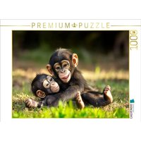CALVENDO Puzzle Affenstark verbunden 1000 Teile Lege-Größe 64x48cm Foto-Puzzle für glückliche Stunden von Calvendo Puzzle