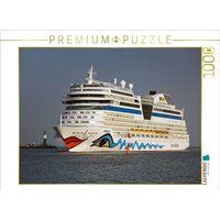 CALVENDO Puzzle Aida Stella in der Hafeneinfahrt Warnemünde 1000 Teile Lege-Größe 64x48cm Foto-Puzzle für glückliche Stunden CALVENDO Puzzle Aida Stella in der Hafeneinfahrt Warnemünde 1000 Teile Lege-Größe 64x48cm Foto-Puzzle für glückliche Stunden von Calvendo Puzzle