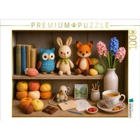 CALVENDO Puzzle Amigurumi - Regal mit kreativen Ideen 1000 Teile Lege-Größe 64x48cm Foto-Puzzle für glückliche Stunden von Calvendo Puzzle