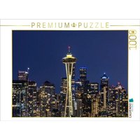 CALVENDO Puzzle Atemberaubende Panorama Skyline von Seattle zur blauen Stunde 1000 Teile Lege-Größe 64x48cm Foto-Puzzle für glückliche Stunden CALVENDO Puzzle Atemberaubende Panorama Skyline von Seattle zur blauen Stunde 1000 Teile Lege-Größe 64x48cm Foto-Puzzle für glückliche Stunden von Calvendo Puzzle