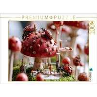 CALVENDO Puzzle Auf dem Pilzthron mit Käferbesuch 1000 Teile Lege-Größe 64x48cm Foto-Puzzle für glückliche Stunden CALVENDO Puzzle Auf dem Pilzthron mit Käferbesuch 1000 Teile Lege-Größe 64x48cm Foto-Puzzle für glückliche Stunden von Calvendo Puzzle