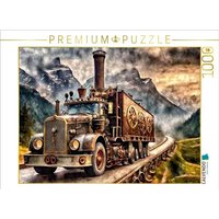 CALVENDO Puzzle Auflieger-Lastkraftwagen 1000 Teile Lege-Größe 64x48cm Foto-Puzzle für glückliche Stunden von Calvendo Puzzle