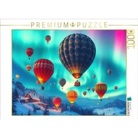 CALVENDO Puzzle Aurora Aeronauten 1000 Teile Lege-Größe 64x48cm Foto-Puzzle für glückliche Stunden von Calvendo Puzzle
