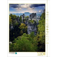 CALVENDO Puzzle Basteibrücke 1000 Teile Lege-Größe 64x48cm Foto-Puzzle für glückliche Stunden CALVENDO Puzzle Basteibrücke 1000 Teile Lege-Größe 64x48cm Foto-Puzzle für glückliche Stunden von Calvendo Puzzle