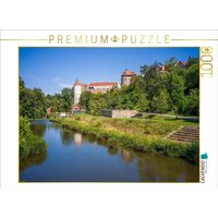 CALVENDO Puzzle Bautzen - Blick über die Spree zum Burgwasserturm 1000 Teile Lege-Größe 64x48cm Foto-Puzzle für glückliche Stunden von Calvendo Puzzle