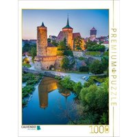 CALVENDO Puzzle Bautzen nach dem Sonnenuntergang - Blick über die Spree zur Altstadt 1000 Teile Lege-Größe 64x48cm Foto-Puzzle für glückliche Stunden CALVENDO Puzzle Bautzen nach dem Sonnenuntergang - Blick über die Spree zur Altstadt 1000 Teile Lege-Größe 64x48cm Foto-Puzzle für glückliche Stunden von Calvendo Puzzle