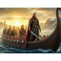 CALVENDO Puzzle Beowulf erreicht Dänemark mit seinen Kriegern 1000 Teile Lege-Größe 64x48cm Foto-Puzzle für glückliche Stunden von Calvendo Puzzle