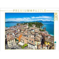 CALVENDO Puzzle Blick auf Sirmione und den südlichen Gardasee 1000 Teile Lege-Größe 64x48cm Foto-Puzzle für glückliche Stunden von CALVENDO Verlag GmbH