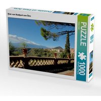 CALVENDO Puzzle Blick vom Stadtpark zum Ätna 1000 Teile Lege-Größe 64 x 48 cm Foto-Puzzle Bild von Helene Seidl von CALVENDO Verlag GmbH
