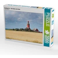 CALVENDO Puzzle Bovbjerg Fyr - Der kleine rote Dicke 2000 Teile Lege-Größe 90 × 67 cm Foto-Puzzle für glückliche Stunden von Calvendo Puzzle