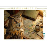 CALVENDO Puzzle Brettspiel Eule 2000 Teile Lege-Größe 90x67cm Foto-Puzzle für glückliche Stunden von Calvendo Puzzle